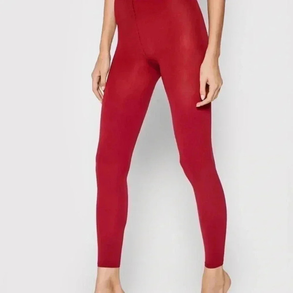 Max Mara cherry red bodycon  leisure slim dressy fitted side zip skinny pants 38 - Picture 1 of 4